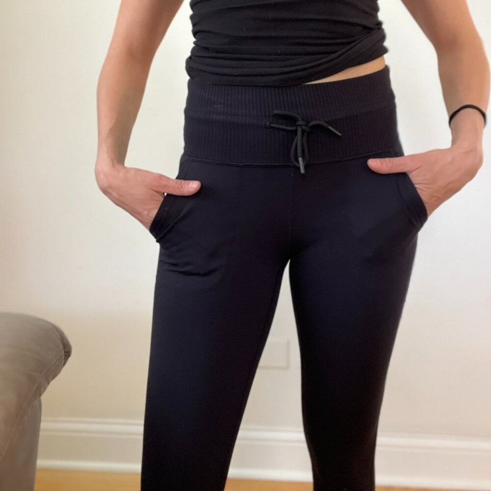 Avalanche Women's Legging with Drawstring Waistband, Ultra Soft Squat Proof Legg